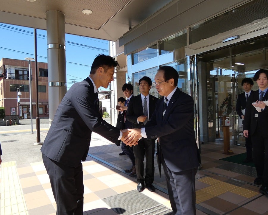 ■就任挨拶・意見交換（於：川俣町）②