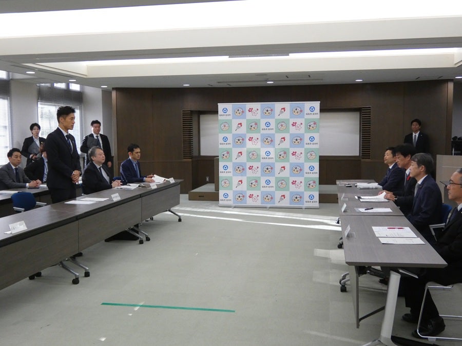 ■就任挨拶・意見交換（於：富岡町）②