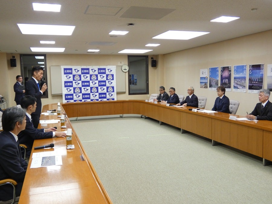 ■就任挨拶・意見交換（於：広野町）②